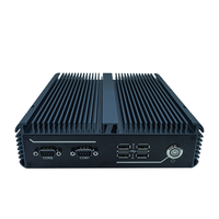 Rugged Embedded Fanless Mini Computer Aluminum Housing Dual LAN COM HDMI USB Wide Temp 24/7 Reliable Long Supply Industrial Pc