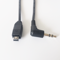 3.5 MM Stereo Jack Audio Plug Audio Jack Plug zu Mini B 4 Pin Male Connector Usb Cable TRS Usb 4pin Cable Right Angle 3.5 Mm PVC