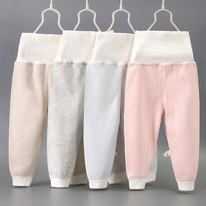 Frühling Herbst Winter Stil Säuglings-Kleidung aus Gekämmter Baumwolle Hochgeschnittener Bauchschutz Unisex Baby Kinderkleidung Klasse - Product Image 1