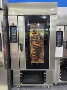 Horno de Convección Rotatorio Eléctrico Comercial Multiusos de 5-10 Bandejas con Vapor para Hornear Pan, Pasteles, <span class=keywords><strong>Pizza</strong></span>, Tartas de Huevo - Product Image 6