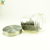 Conteneur alimentaire en verre écologique de 800 ml avec couvercle à vis pour la conservation de la fraîcheur du sucre, des biscuits, du café et des produits de cuisine - Vente en gros