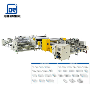 Không ngừng nhà vệ sinh cuộn dòng sản phẩm đầy đủ tự động giấy vệ sinh giấy chuyển đổi máy làm - Product Image 3