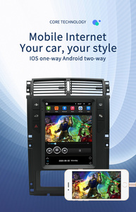 Autoradio Android stéréo, écran Vertical 9.7 ", Navigation GPS, Carplay, 4G, WIFI, lecteur DVD, Audio/vidéo, pour voiture Peugeot <span class=keywords><strong>405</strong></span> - Product Image 5