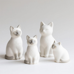 Farsça kedi şekilli Bisque heykelcik boya için hazır, tam özelleştirme ile boyasız seramik kedi heykeli - Product Image 3