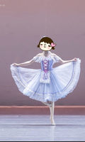 Nouvelle Robe Tutu Longue Bleue Romantique Professionnelle avec Bretelles pour Costumes de Danse de Ballet pour Enfants et Tenues de Spectacle