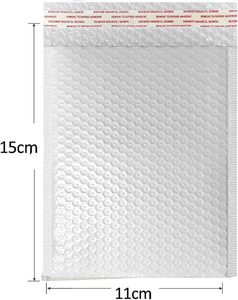 Enveloppes d'expédition en plastique PE ultra-résistantes, auto-adhésives, extra-épaisses, 5x10 12x16 pouces, imperméables, anti-perforation, sacs de messagerie - Product Image 2