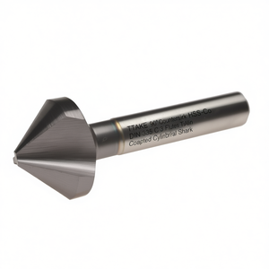 Ttake 90 Countersink HSS-Co DIN 335 C 3 Flutes TiAlN Coated Cylindrical Shank - Product Image 2