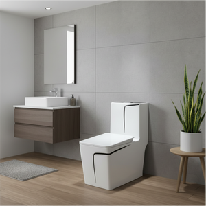 Inodoro de baño para el Hogar Inteligente moderno y respetuoso con el medio ambiente, cuenco alargado, asiento de Control remoto, calefacción, drenaje P-Trap, funcionalidad avanzada - Product Image 3