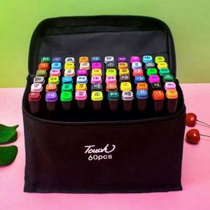 Juego de Marcadores de Arte Permanentes con Doble Punta 60-262, a Base de Alcohol, con Logotipo Personalizado, Puntas de Cincel y Finas, No Borrables, de Doble Cara, para Escritura en Plástico - Product Image 5