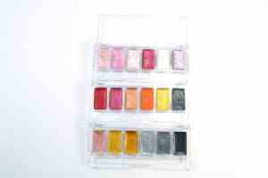 Paleta de Purpurina Comestible, Polvo de Brillo <span class=keywords><strong>para</strong></span> Pasteles, Pintura Metálica <span class=keywords><strong>para</strong></span> Alimentos, Paleta de Colores Activados por Agua - Product Image 6