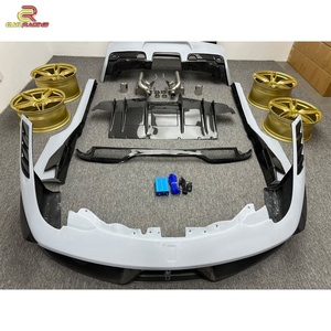 Nuevo Kit de Carrocería Estilo Speciale de Fibra de Carbono Brillante con Tejido Twill para 458 Italia Spider 2010-2015, Parachoques Delantero, Capó y Laterales - Product Image 4