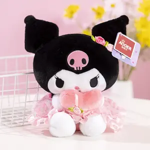 Venta al por mayor Kawaii amor Día de San Valentín Kulomis dibujos animados decorativos muñeco de peluche para niños Anime relleno Melodis muñeco de peluche juguetes regalo