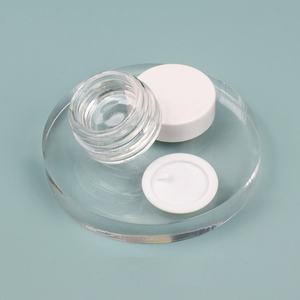 Pot en verre pour crème pour les yeux recyclable, personnalisable avec logo, pot en verre rond de 5 g, pots écologiques - Product Image 1