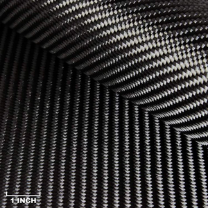 T300 탄소 섬유 천 12k 2x2 트릴 600gsm 건조 탄소 섬유 직물 - Product Image 1