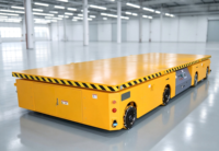 Chariot AGV Omni Mover robuste à batterie lithium pour la livraison de grandes pièces en atelier de moulage