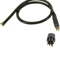Câble d'extension pour moteur de moyeu de vélo électrique Julet, 9 broches mâle, 80 cm, câble de conversion étanche pour kit de conversion de vélo électrique