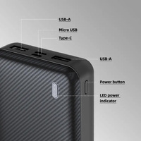 Chargeur de batterie portable 10000mah pour téléphone portable Power Banks Rohs Power Bank 20000mah