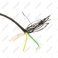 Câble aérien pour drone à transmission de puissance continue, câble à deux conducteurs torsadés à haute tension, isolé en PTFE, 2x22AWG