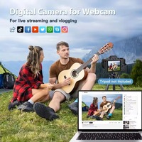 Kamera Digital 8K Autofokus 88MP WiFi Kamera Profesional dengan Lensa Ganda 16X Zoom Digital Kamera Fotografi dengan Layar Sentuh.