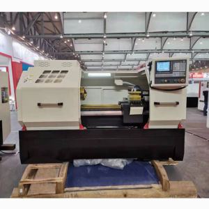 Gute Qualität China Herstellung CK6180 CNC-Steuerung Horizontale automatische Schrägbett-CNC-Drehmaschine - Product Image 6