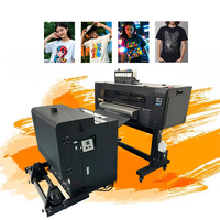 Impresora DTF de 60cm Tamaño A1 con Agitador de Polvo Caliente para Impresión de Camisetas en Diversas Películas PET con Doble Cabezal de Impresión