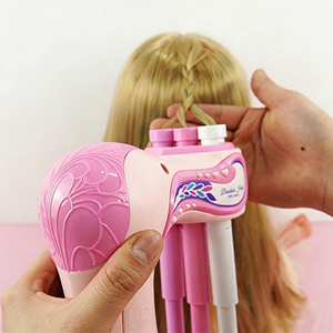 Kit de trenzado automático AiJH DIY, máquina de trenzar el cabello con luces, juego de herramientas, rodillo de plástico para trenzar, máquina de trenzar, juguetes para niñas - Product Image 3
