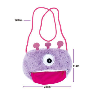 Kit de couture pour sac à dos en peluche monstre qui brille dans le noir, DIY, pour filles, cadeau créatif - Product Image 2