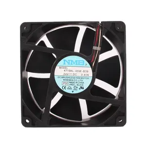 Inversor de torno centrífugo industrial, ventilador de refrigeración NMB 12v 48v dc24V 0.4A ec 120x120x38MM 12CM 12038, escape 4715KL-05W-B39