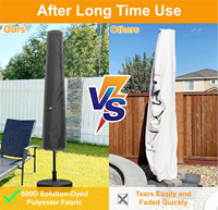 Faltbare, moderne Design-Aufbewahrungstasche für Sonnenschirm-Abdeckungen – Wasserdichte Outdoor-Marktschirmhülle
