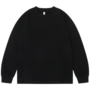 Custom Logo Oem Long Sleeve Oversized T-<b>Shirts</b> Round Neck Blank 245Gsm Printing Cotton T <b>Shirts</b> for <b>Men</b> - Product Image 3