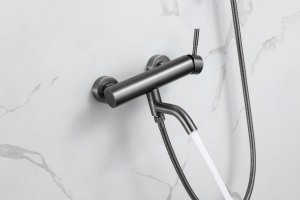 Fournisseur d'usine Design personnalisé Offre Spéciale gris italien pommeau de douche et ensemble de robinet mélangeur de douche - Product Image 5
