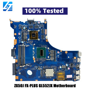 GL552JX เมนบอร์ดแล็ปท็อปสำหรับ ASUS ROG <span class=keywords><strong>GL552J</strong></span> ZX50J FX-PLUS GL552JX โน้ตบุ๊คเมนบอร์ดพร้อม I3 I5 I7 CPU ทดสอบ OK จัดส่งรวดเร็ว - Product Image 1