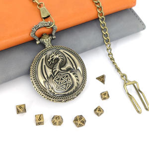 Collar de Bolsillo de Metal Estilo Steampunk Vintage Exclusivo de <span class=keywords><strong>Paladin</strong></span>, Estilo Antiguo, Movimiento de Cuarzo, Pantalla Analógica, Perfecto para Juegos de Rol - Product Image 6