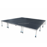 Plateforme de Scène Portable en Aluminium à Montage Rapide, Capacité de Charge 750KG/M², Finition Antidérapante, Poutres de Scène, Treillis d'Éclairage, Affichage pour Concerts