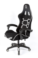 Chaises de jeu inclinables à dossier haut en tissu noir de Chine, chaise d'ordinateur pour le jeu