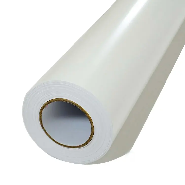 160gms White Vinyl Sticker Adhesive Vinyl Roll For Printing, Wholesale PVC Self Adhesive Vinyl Roll For Car