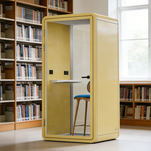Cabina Insonorizzata per Ufficio Singolo, Struttura in Acciaio Moderna, Cabina Telefonica <span class=keywords><strong>Compatta</strong></span> Mobile, Stanza Insonorizzata, Esclusiva Transfrontaliera - Product Image 6