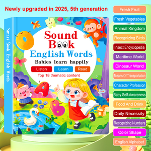 Libro de Sonidos de Animales para Niños con Alfabeto y Números - Libro Educativo de Tapa Dura para el Aprendizaje Temprano y el Desarrollo Cognitivo - Product Image 6