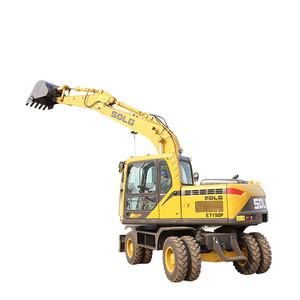 Excavatrice minière hydraulique SDLG E7150F de 15 tonnes à haute fiabilité avec roues, excavatrice ancienne et bon marché - Product Image 5