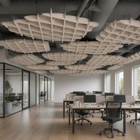 Panel Acústico Personalizado con Rejilla, Decoración de Pared Absorbente de Sonido, Reducción de Ruido para Interiores