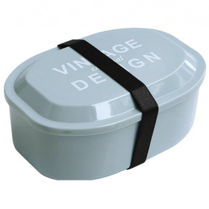 Japanese Style Oval Bento <b>Box</b> Double Clasp Seal Lid <b>Microwaveable</b> <b>Lunch</b> <b>Box</b> Solid Color Egg Shape - Product Image 5
