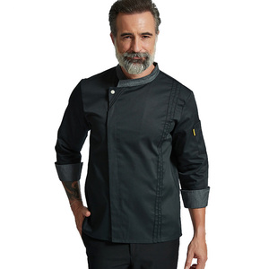 Nuevos diseños de chaqueta de Chef, abrigo de Chef de manga larga, uniforme de Chef Cuisinier - Product Image 3