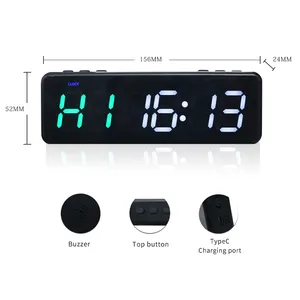 Portable Smart LED Interval Wireless Gym Electrical Timer