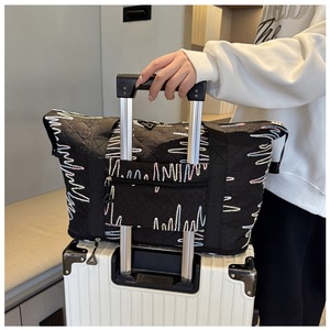Sac de voyage unisexe RUIQUWIN en tissu Oxford extensible, léger et pliable, multifonctionnel, portable et décontracté, design élégant - Product Image 4
