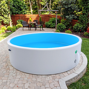 Piscine <span class=keywords><strong>gonflable</strong></span> <span class=keywords><strong>rectangulaire</strong></span> personnalisée commerciale taille familiale 6m 7m grandes pataugeoires énorme piscine de bronzage - Product Image 5