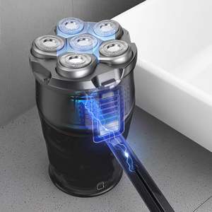 ANBOLIFE 2025 Nueva cortadora de pelo eléctrica con cabeza desmontable impermeable para hombres calvos con pantalla LED seca y húmeda para hombres - Product Image 6