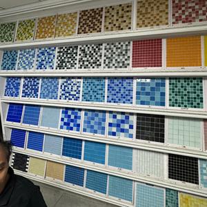 Gaoming nhà tự dính Glass Mosaic Sticker Mini Vuông gương gạch tấm DIY ca - Product Image 3