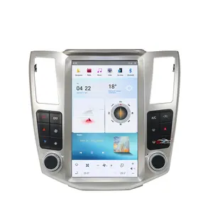 Android Tesla Screen Car DVD Player for Lexus RX RX300 RX330 RX400 2004-2007 for Toyota Harrier Navigation GPS Radio Video Music