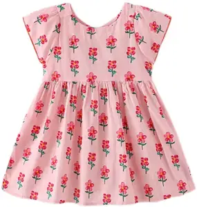 NOVEDAD DE VERANO 2024, vestido antideslizantes para niños, vestido con falda grande para niñas, falda para niños de 3 a 8 años, niños de 3 a 8 años, usan un pelo