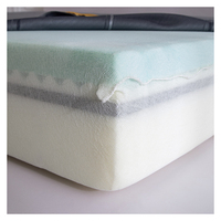 8 pouces pleine taille double reine Cal Roi roulé latex gel De Cuivre Argent ion mémoire matelas en mousse dans une boîte